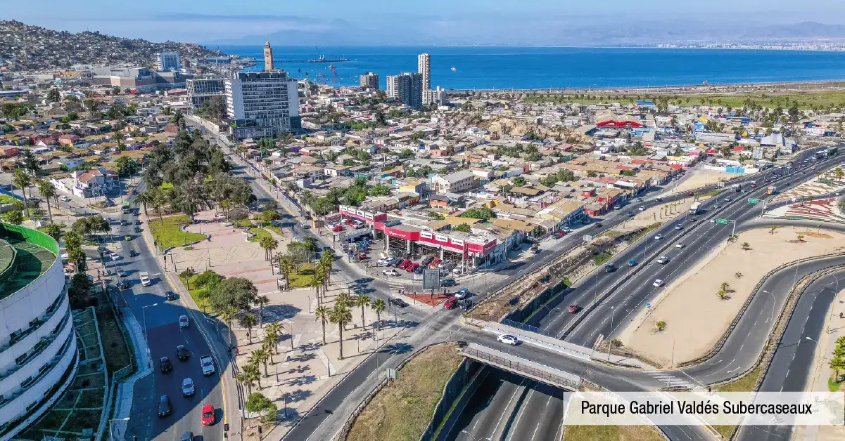 Parque Gabriel Valdés, áreas verdes cercanas al proyecto Condominio Jesús Rivera 3, Coquimbo.