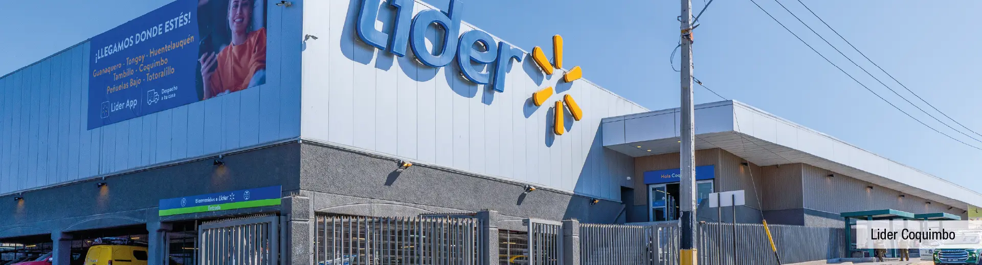 Supermercado Lider, excelente abastecimiento a pasos de Condominio Jesús Rivera 3 en Coquimbo.