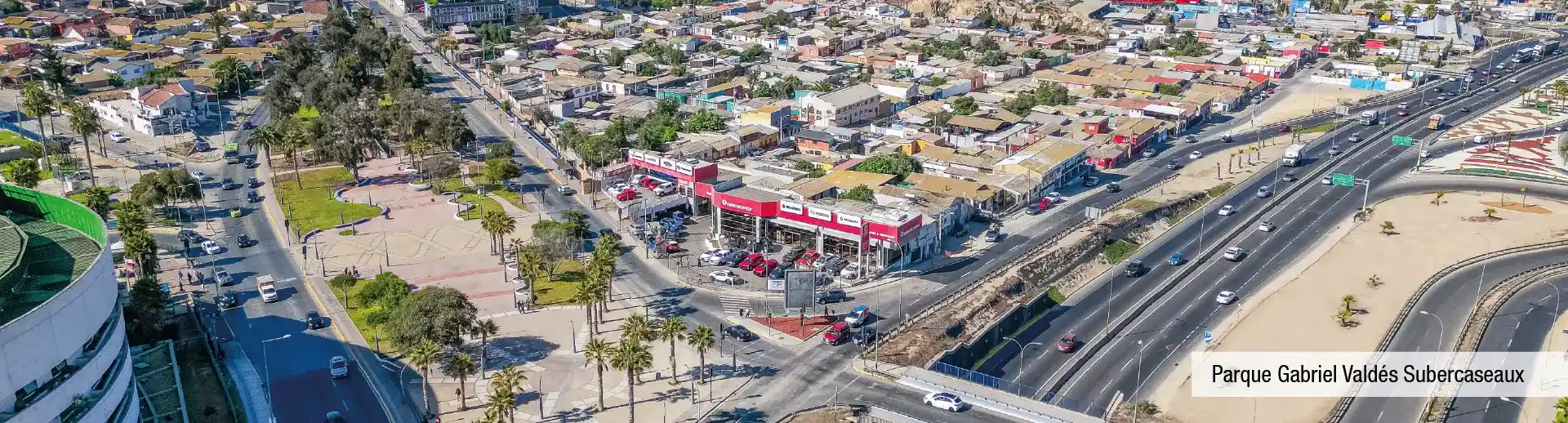 Parque Gabriel Valdés, áreas verdes cercanas al proyecto Condominio Jesús Rivera 3, Coquimbo.