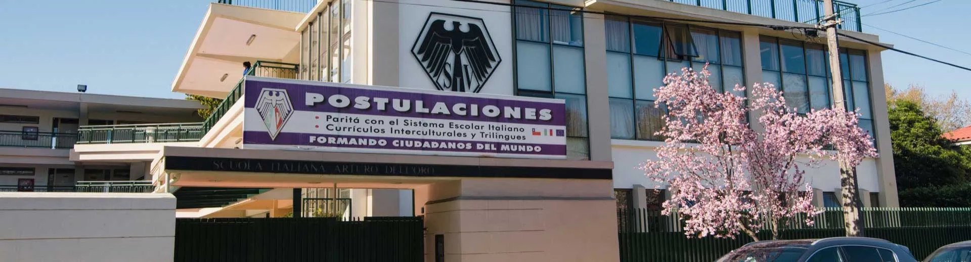 Scuola Italiana, tradicional colegio en el entorno directo de Oficinas Parque Urbano, Viña del Mar.