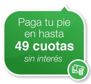 Promoción: Paga tu pie en hasta 51 cuotas sin interés