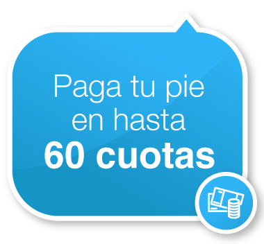 Promoción: Paga tu pie en hasta 60 cuotas
