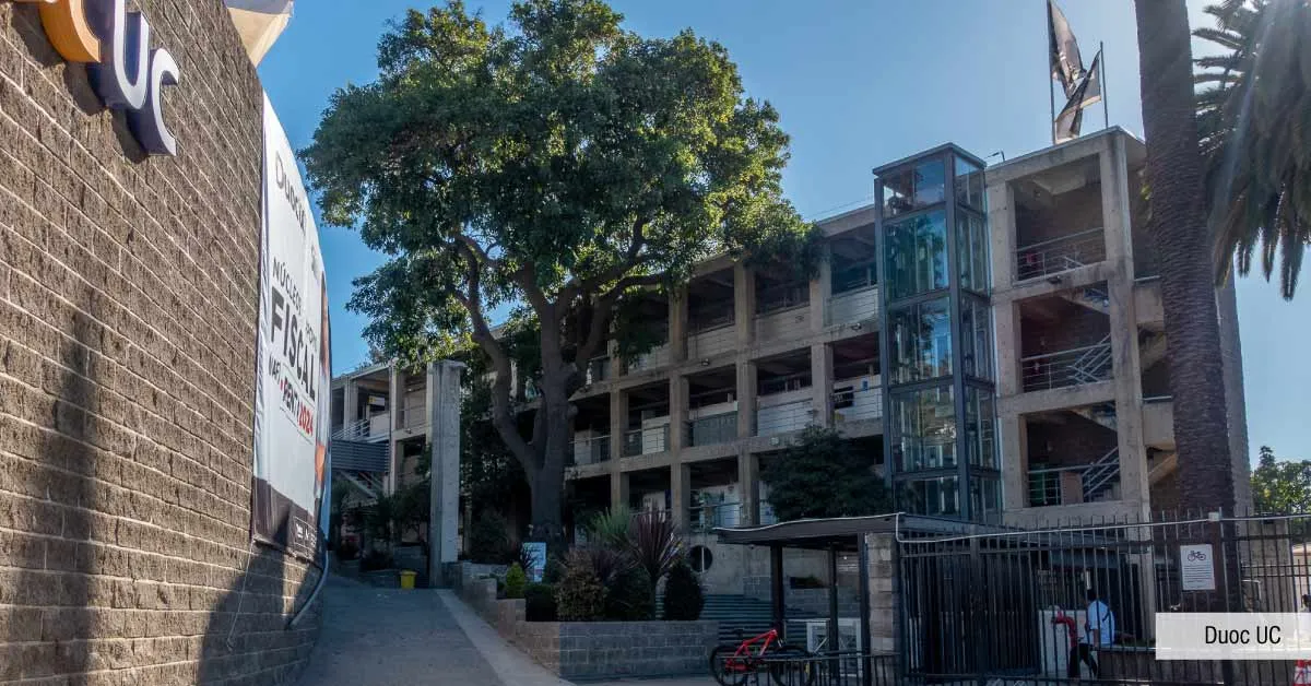 Sede Duoc UC, educación superior en el entorno directo de Condominio Parque Marañón.
