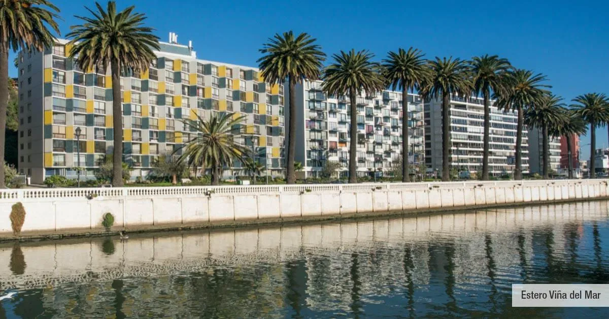 Estero de Viña del Mar, hermoso entorno natural cerca de Condominio Parque Marañón.
