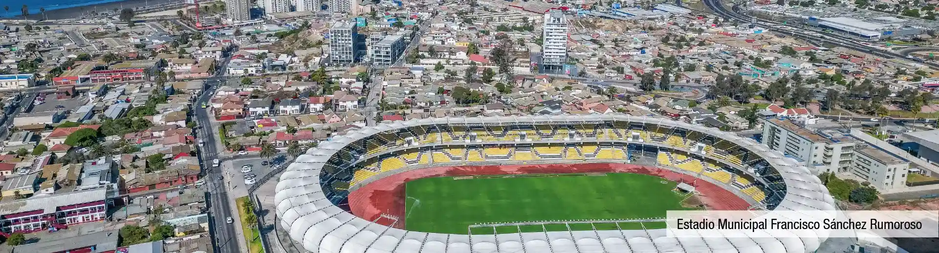 Estadio Francisco Sánchez Rumoroso, gran atractivo a minutos de Condominio Jesús Rivera 3, Coquimbo.