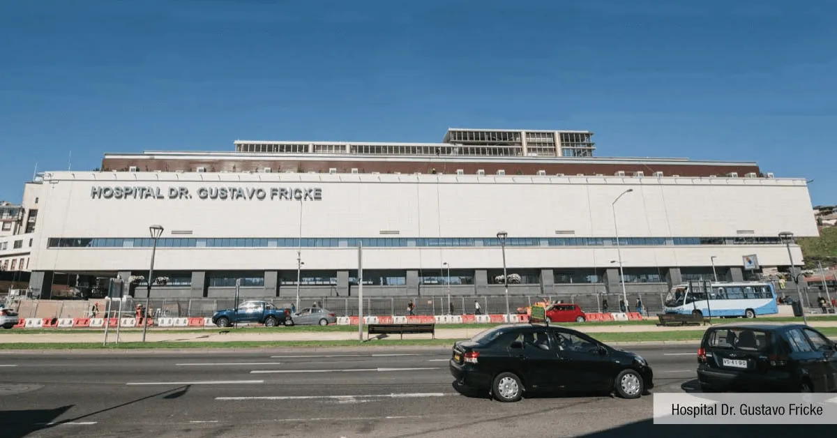 Hospital Dr. Gustavo Fricke, excelente red de salud cerca de Oficinas Parque Urbano, Viña del Mar.