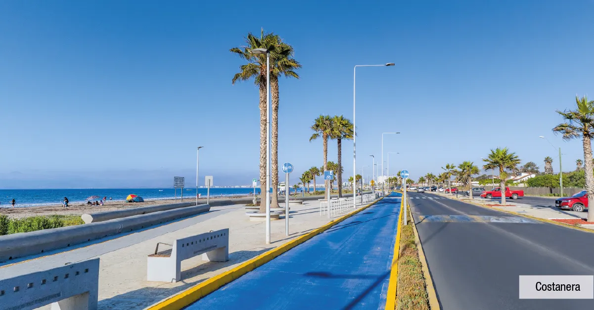 Hermosa Costanera y playa a pocos minutos del proyecto Condominio Jesús Rivera 3 en Coquimbo.