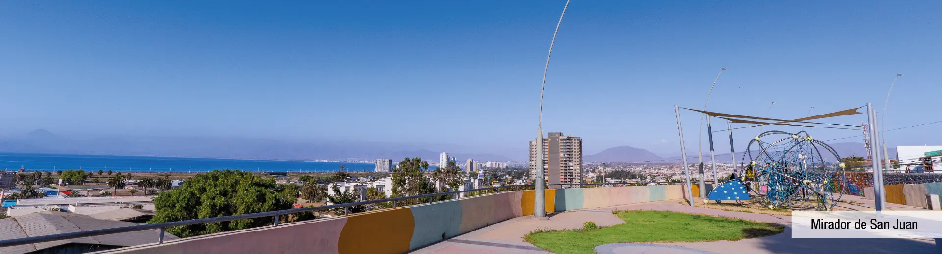 Mirador de San Juan, hermosas vistas y recreación a pasos de Condominio Jesús Rivera 3, Coquimbo.