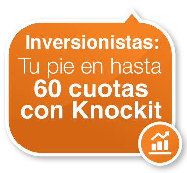 Promoción RVC: Inversionistas: Tu pie en hasta 60 cuotas con Knockit.