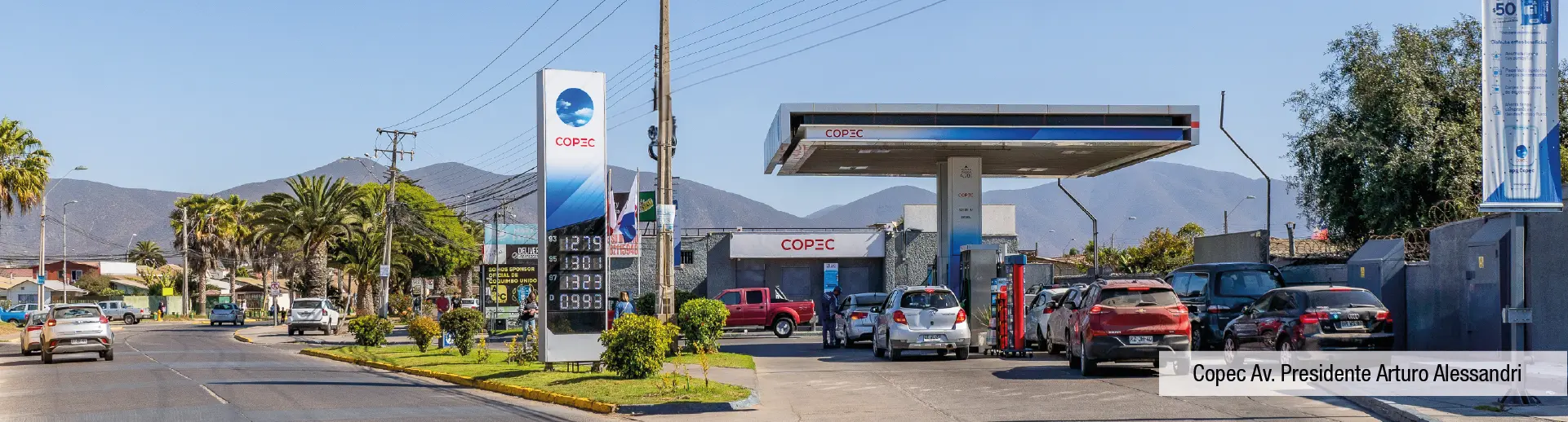Estación Copec, comodidad y servicios en el entorno directo de Condominio Jesús Rivera 3, Coquimbo.